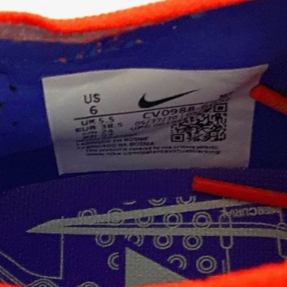 Nike  CV0988-601 Mercurial Vapor 14 Elite SG-P Bright Crimson Indigo - Picture 6 of 6